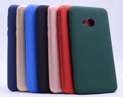 Microsonic HTC U Play Kılıf Matte Silicone Lacivert