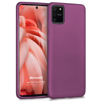 Microsonic Samsung Galaxy S10 Lite Kılıf Matte Silicone Mor