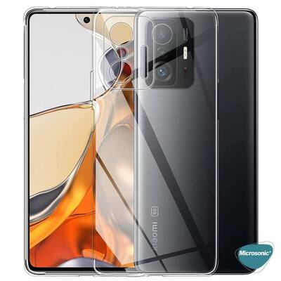 Microsonic Xiaomi Mi 11T Pro Kılıf Transparent Soft Beyaz