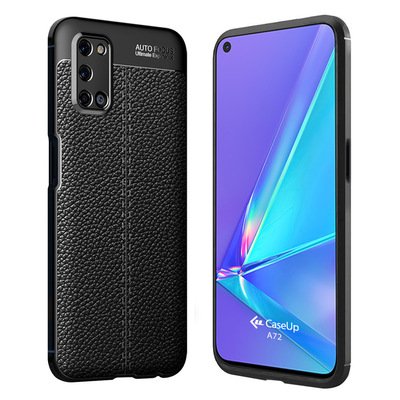 CaseUp Oppo A72 Kılıf Niss Silikon Siyah