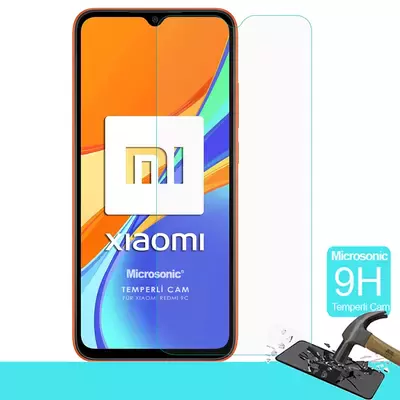 Microsonic Xiaomi Redmi 9C Tempered Glass Screen Protector