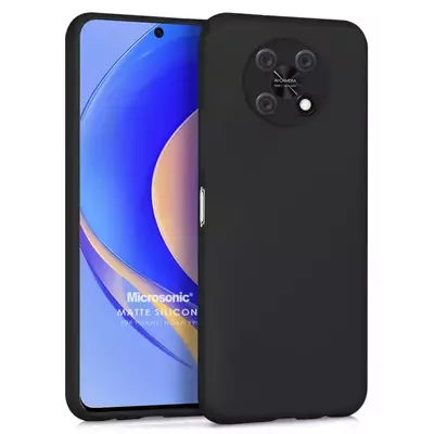 Microsonic Huawei Nova Y90 Kılıf Matte Silicone Siyah