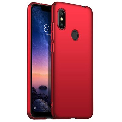 Microsonic Xiaomi Redmi Note 6 Pro Kılıf Premium Slim Kırmızı