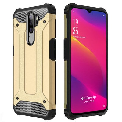 CaseUp Oppo A9 2020 Kılıf Tank Gold