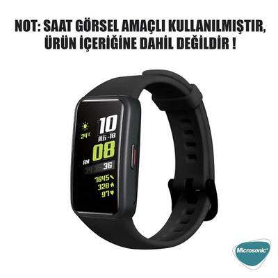 Microsonic Huawei Honor Band 6 Silicone Sport Band Krem