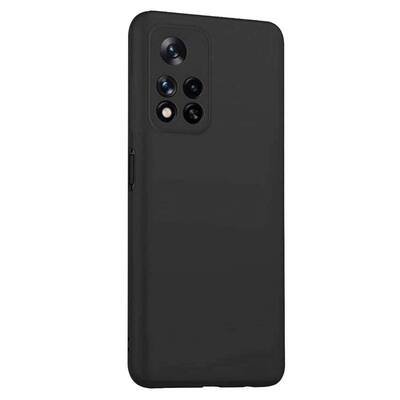 Microsonic Xiaomi Redmi Note 11 Pro Kılıf Matte Silicone Siyah