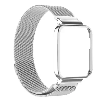 Microsonic Xiaomi Redmi Watch 2 Lite Milanese Loop Kordon Gümüş