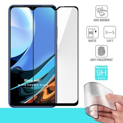 Microsonic Xiaomi Redmi 9T Matte Flexible Ekran Koruyucu Siyah