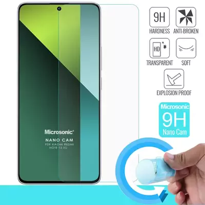 Microsonic Xiaomi Redmi Note 13 5G Nano Glass Cam Ekran Koruyucu