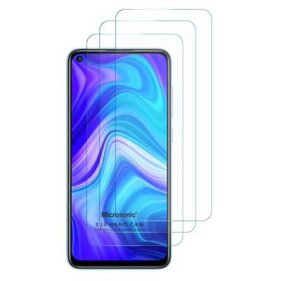 Microsonic Xiaomi Redmi Note 9 Nano Ekran Koruyucu (3'lü Paket)