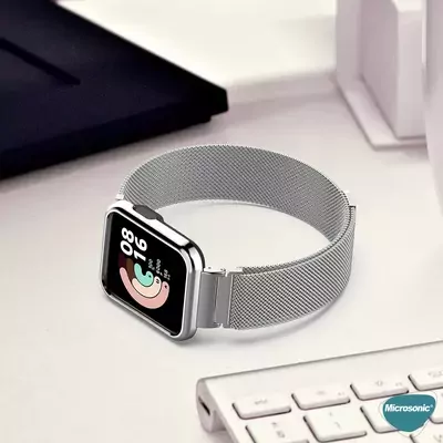 Microsonic Xiaomi Redmi Watch 2 Lite Milanese Loop Kordon Gold