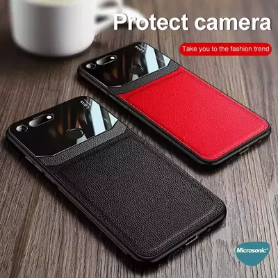 Microsonic Xiaomi Redmi 10A Kılıf Uniq Leather Siyah