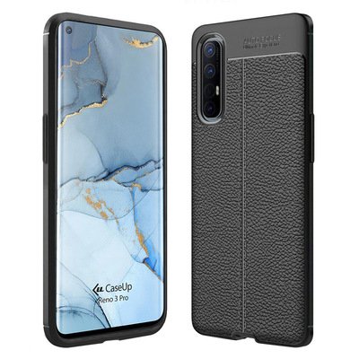 CaseUp Oppo Reno 3 Pro Kılıf Niss Silikon Siyah