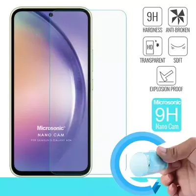 Microsonic Samsung Galaxy A54 Nano Glass Cam Ekran Koruyucu