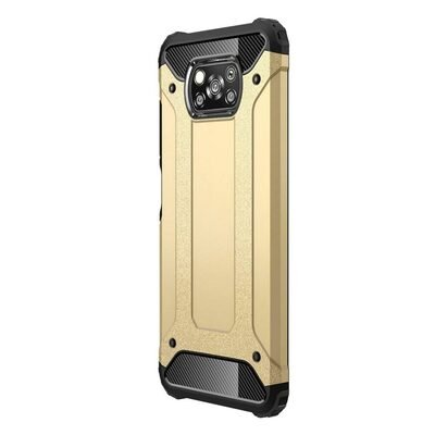 Microsonic Xiaomi Poco X3 NFC Kılıf Rugged Armor Gold