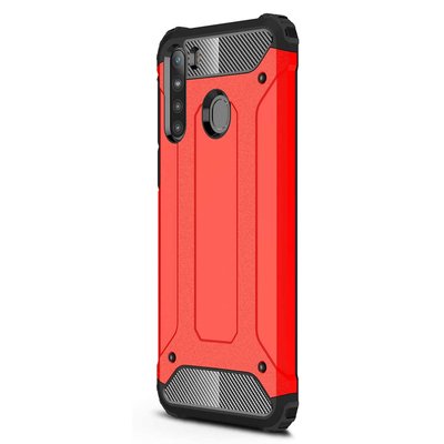 CaseUp Samsung Galaxy A21 Kılıf Tank Kırmızı