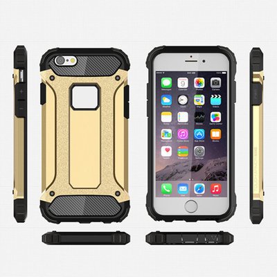 Microsonic Apple iPhone 6S Plus Kılıf Rugged Armor Gold