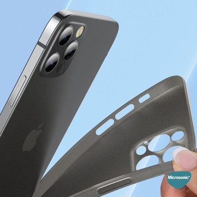 Microsonic Apple iPhone X Kılıf Peipe Matte Silicone Siyah