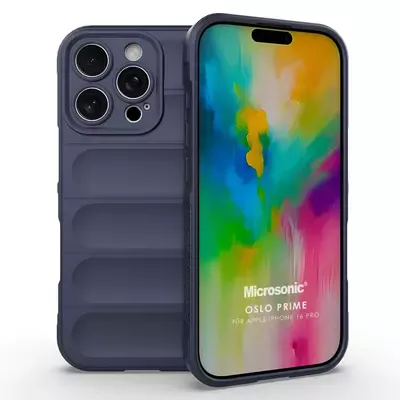 Microsonic Apple iPhone 16 Pro Kılıf Oslo Prime Lacivert