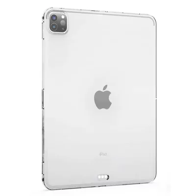 Microsonic Apple iPad Pro 12.9`` 2022 6. Nesil Kılıf (A2436-A2764-A2437-A2766) Transparent Soft Şeffaf