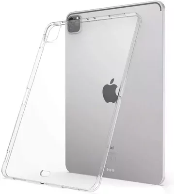 Microsonic Apple iPad Pro 12.9`` 2022 6. Nesil Kılıf (A2436-A2764-A2437-A2766) Transparent Soft Şeffaf