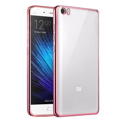 Microsonic Xiaomi Mi5 Prime Kılıf Skyfall Transparent Clear Rose Gold