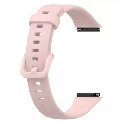 Microsonic Huawei Band 7 Kordon, Silicone Sport Band Rose Gold