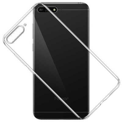 Microsonic Huawei Y6 2018 Kılıf Transparent Soft Beyaz