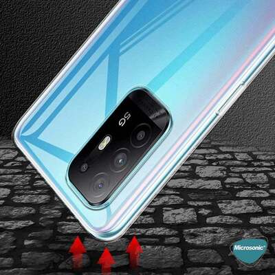 Microsonic Oppo A16 Kılıf Transparent Soft Beyaz