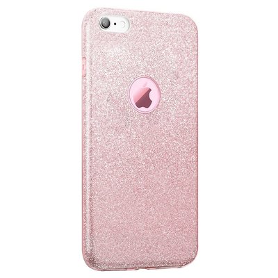 Microsonic Apple iPhone 6S Kılıf Sparkle Shiny Rose Gold