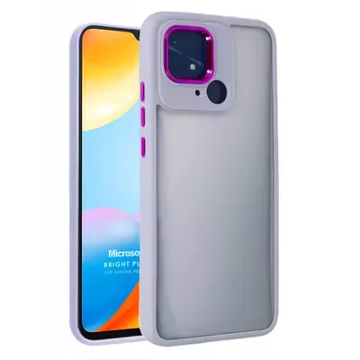 Microsonic Xiaomi Poco C40 Kılıf Bright Planet Lila