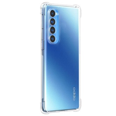 Microsonic Oppo Reno 4 Pro Kılıf Anti Shock Silikon Şeffaf