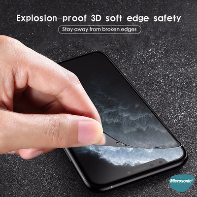 Microsonic Samsung Galaxy M12 Matte Flexible Ekran Koruyucu Siyah