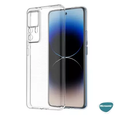 Microsonic Xiaomi Mi 12T Pro Kılıf Transparent Soft Şeffaf