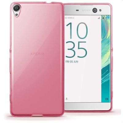 CaseUp Sony Xperia XA Ultra Kılıf Transparent Soft Pembe