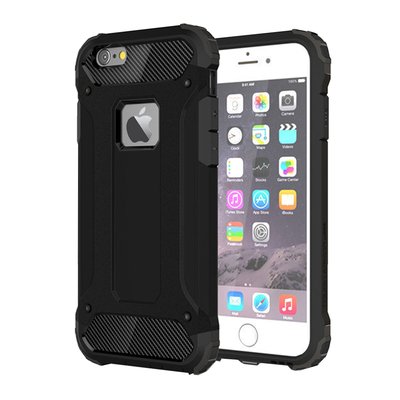 Microsonic Apple iPhone 6S Plus Kılıf Rugged Armor Siyah