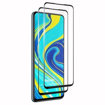 Microsonic Xiaomi Redmi Note 9 Pro Crystal Seramik Nano Ekran Koruyucu Siyah (2 Adet)