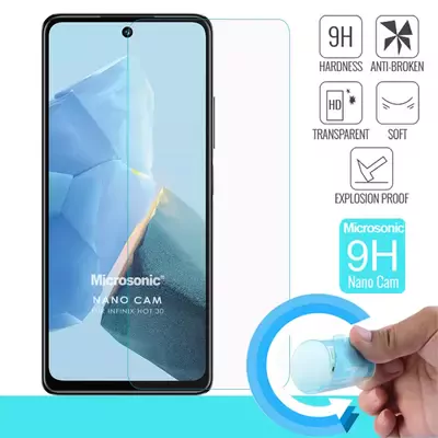 Microsonic Infinix Hot 30 Nano Glass Cam Ekran Koruyucu