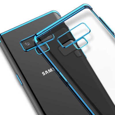 Microsonic Samsung Galaxy Note 9 Kılıf Skyfall Transparent Clear Gümüş