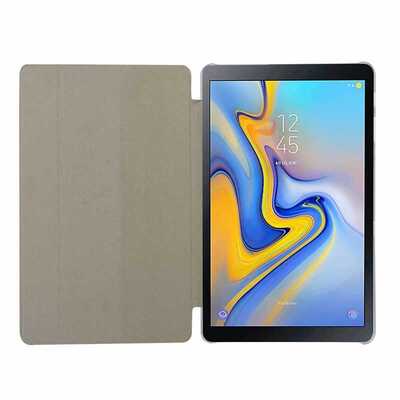 Microsonic Samsung Galaxy Tab S4 T830 Smart Case Kapaklı Kılıf Mor