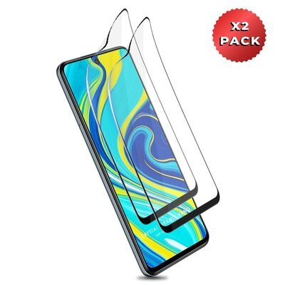 Microsonic Xiaomi Redmi Note 9 Pro Max Crystal Seramik Nano Ekran Koruyucu Siyah (2 Adet)