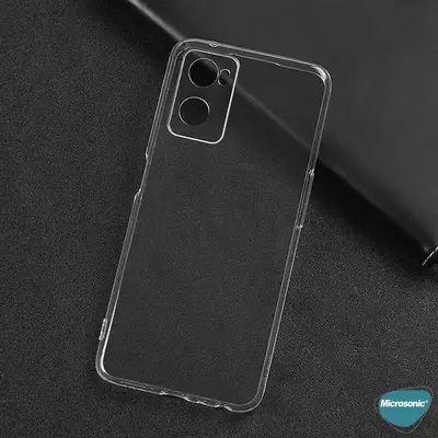 Microsonic Oppo A76 Kılıf Transparent Soft Şeffaf