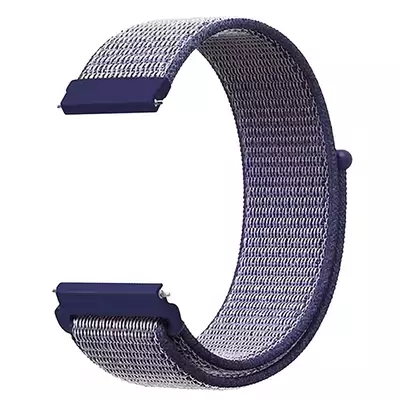 Microsonic Amazfit GTR 47mm Hasırlı Kordon Woven Sport Loop Mor