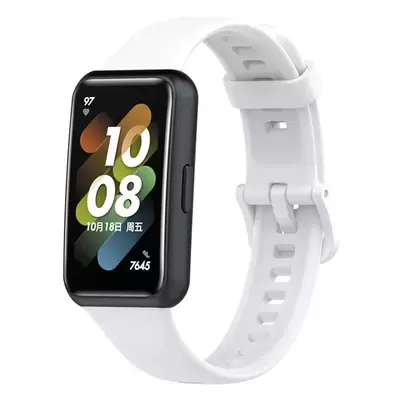 Microsonic Huawei Band 7 Kordon, Silicone Sport Band Beyaz