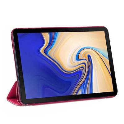 Microsonic Samsung Galaxy Tab S4 T830 Smart Case Kapaklı Kılıf Pembe