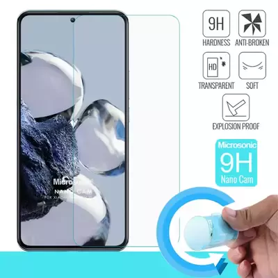 Microsonic Xiaomi Mi 12T Nano Glass Cam Ekran Koruyucu