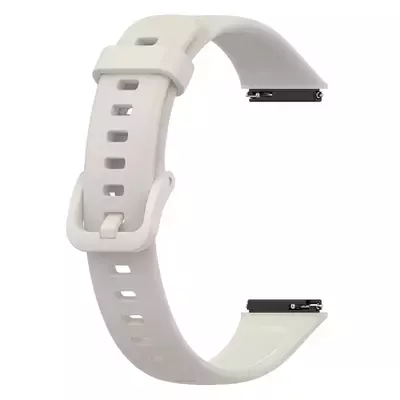 Microsonic Huawei Band 7 Kordon, Silicone Sport Band Bej