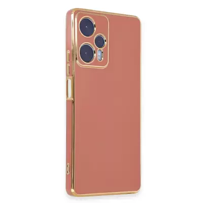 Microsonic Xiaomi Poco F5 Kılıf Olive Plated Kırmızı