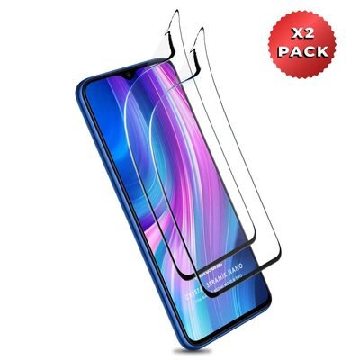 Microsonic Xiaomi Redmi Note 8 Pro Crystal Seramik Nano Ekran Koruyucu Siyah (2 Adet)