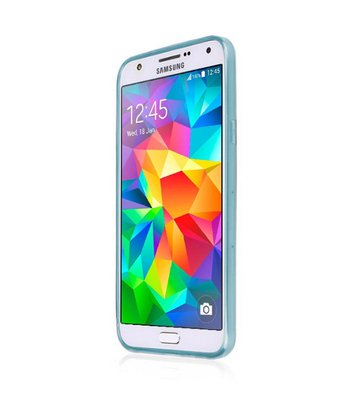 CaseUp Samsung Galaxy Core Prime Kılıf Transparent Soft Mavi